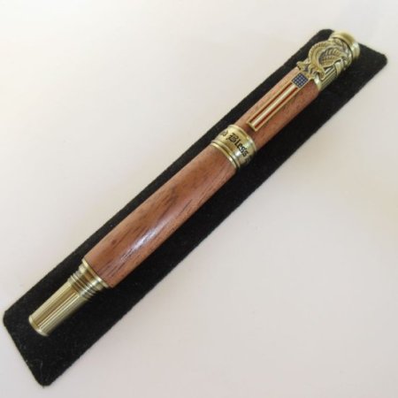 (image for) American Patriot Rollerball Pen in (Spanish Cedar) Antique Brass