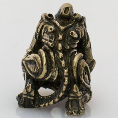 (image for) Alien Xenomorph Bead in Brass by Russki Designs