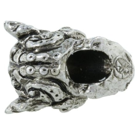 (image for) Aquilo Bead in Antique Rhodium Finish by Schmuckatelli Co.