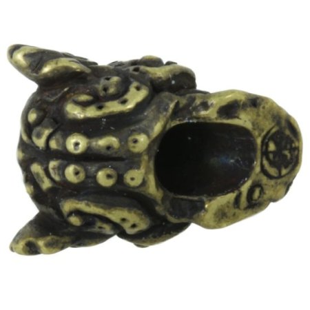 (image for) Aquilo Bead in Roman Brass Oxide Finish by Schmuckatelli Co.