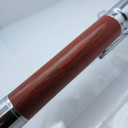 (image for) 30 Caliber Bolt Action Bullet Pen in (Padauk) Chrome/Rose Gold