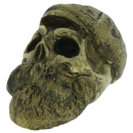 (image for) Bearded Skull In Brass By Maker "Aristarch Garilla"