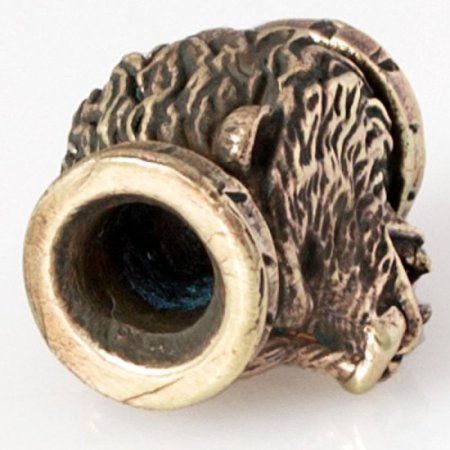 (image for) Black Bear Bead in Brass by Russki Designs