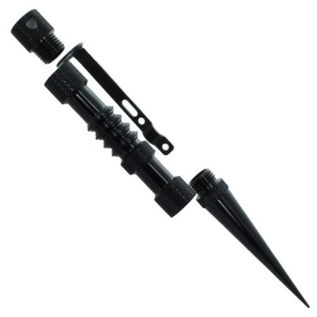 (image for) Knotters Tool II (Black) w/ 3 Different Size Silver Lacing Needles