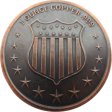 (image for) The Bald Eagle 1 oz .999 Pure Copper Round (Black Patina)