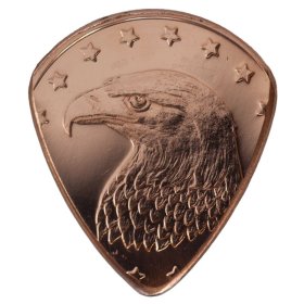 Bald Eagle Copper Guitar Pick