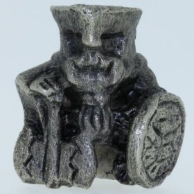 Battle Dwarf Bead in Pewter by Marco Magallona