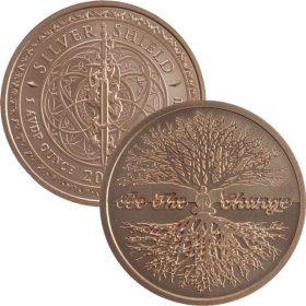 Be The Change #138 (2019 Silver Shield - Mini Mintage) 1 oz .999 Pure Copper Round