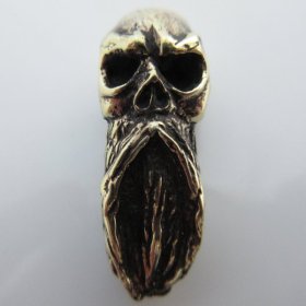 Bearded Ghoul in Brass by Sosa Beadworx