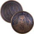 (image for) Blood For Oil #26 (2017 Silver Shield Mini Mintage) 1 oz .999 Pure Copper Round (Black Patina)