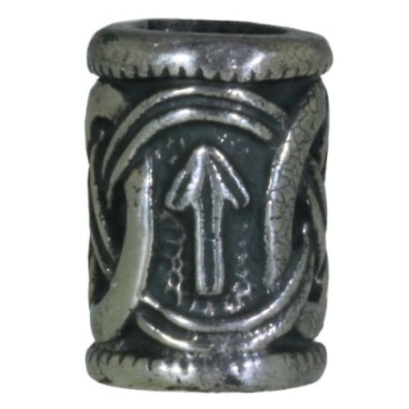 (image for) Celtic Pattern Bead in Nickel Silver by Russki Designs