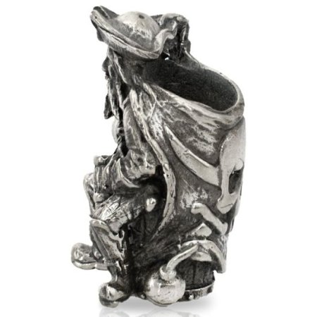 (image for) Corsair Bead in Nickel Silver by Russki Designs