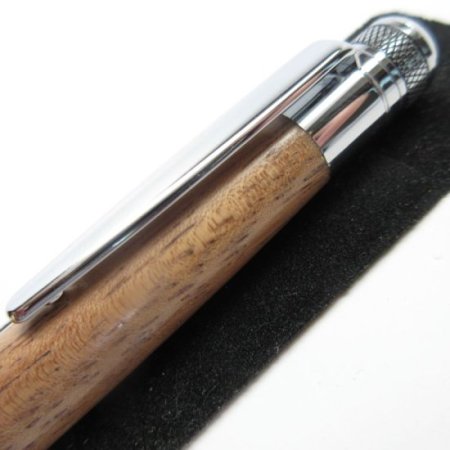 (image for) Cortona Twist Pen in (Monkeypod) Chrome