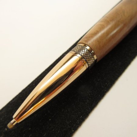 (image for) Cortona Stylus Twist Pen in (Burl) 24K Gold