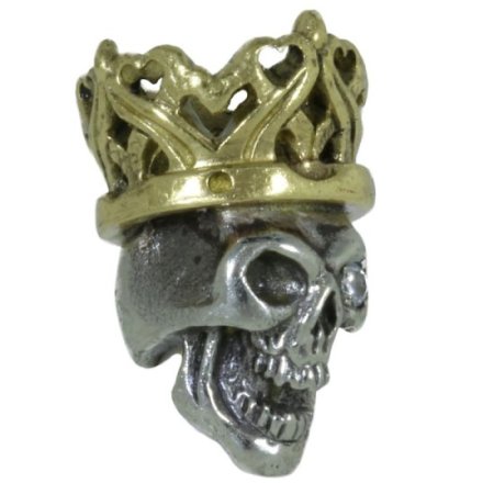 (image for) Cursed King in Brass/White Brass w/Zicron Eye (Polished Crown) by Covenant Everyday Gear