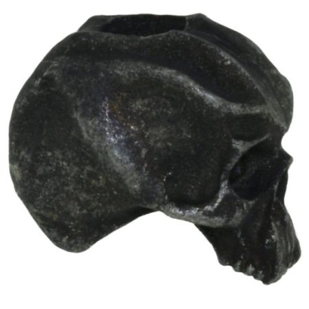 (image for) Cyber Skull Bead in Black Oxide Finish by Schmuckatelli Co.