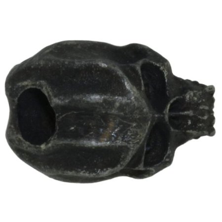 (image for) Cyber Skull Bead in Black Oxide Finish by Schmuckatelli Co.