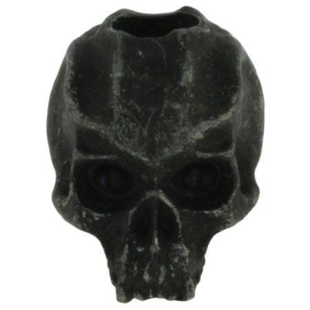 (image for) Cyber Skull Bead in Black Oxide Finish by Schmuckatelli Co.