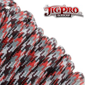 Red Camo 550# Type III Paracord 100' C05