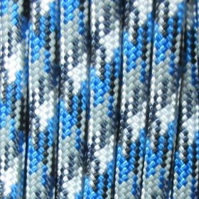 Blue Camo 550# Type III Paracord 100' C06