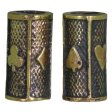 (image for) Card Suits Beads (Pair of 2) in Brass by Russki Designs