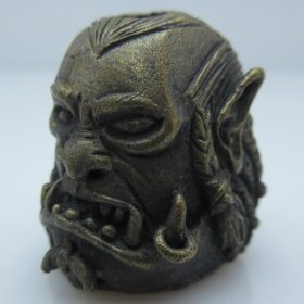 Orc Warrior in Brass by Covenant Everyday Gear