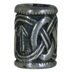 Celtic Pattern Bead in Nickel Silver by Russki Designs