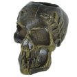 (image for) Caesar Skull in Brass With Black Patina by Covenant Everyday Gear