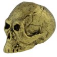 (image for) Classic Skull Bead in 18K Antique Gold Finish by Schmuckatelli Co.