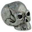 (image for) Classic Skull Bead in Antique Rhodium Finish by Schmuckatelli Co.