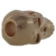 (image for) Classic Skull Bead in Matte Rose Gold Finish by Schmuckatelli Co.