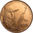 (image for) Come And Take It 1 oz .999 Pure Copper Round (2016 Silver Shield)