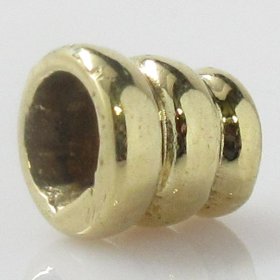 Cone Spacer Bead in Brass by Covenant Everyday Gear