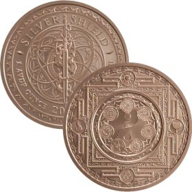 Cosmic Archetype #126 (2019 Silver Shield - Mini Mintage) 1 oz .999 Pure Copper Round