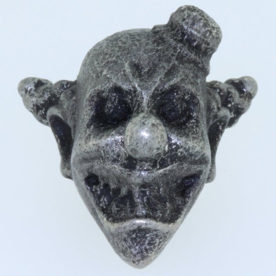 (image for) Crazy Clown Bead in Pewter by Marco Magallona