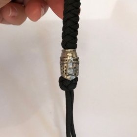 Crusader Helmet Lanyard With Black 550# Paracord