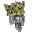 (image for) Cursed King in Brass/White Brass w/Zicron Eye (Polished Crown) by Covenant Everyday Gear