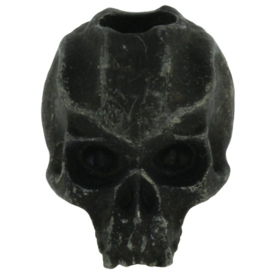 (image for) Cyber Skull Bead in Black Oxide Finish by Schmuckatelli Co.