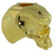 (image for) Cyber Skull Bead in 18K Gold Finish by Schmuckatelli Co.