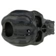 (image for) Cyber Skull Bead in Hematite Finish by Schmuckatelli Co.