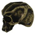 (image for) Cyber Skull Bead in Roman Brass Oxide Finish by Schmuckatelli Co.