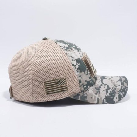 (image for) Digital Camo American Flag Velcro Patch Hat 