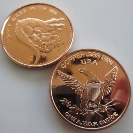 (image for) Don't Mess With Me 1 oz .999 Pure Copper Round