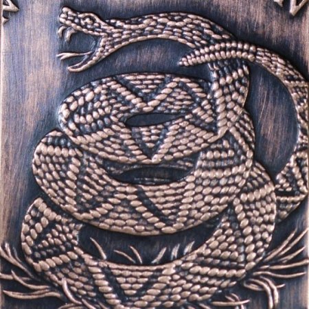 (image for) Don't Tread On Me Copper Dog Tag Necklace