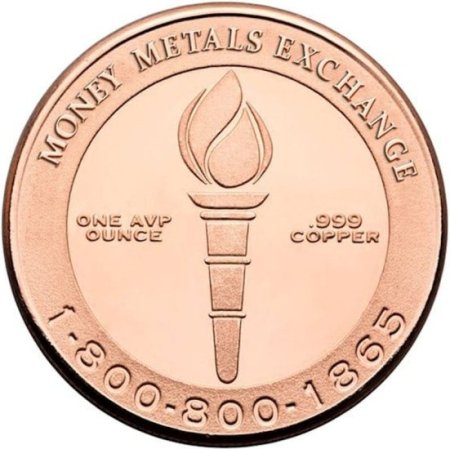 (image for) Don't Tread On Me 1 oz .999 Pure Copper Round (Money Metals Exchange)