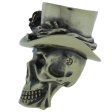(image for) Dandy Skull In Nickel Silver By Evgeniy Golosov