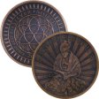 (image for) Debt Means Death #33 (2017 Silver Shield Mini Mintage) 1 oz .999 Pure Copper Round (Black Patina)