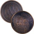 (image for) disOBEY Solzhenitsyn #29 (2017 Silver Shield Mini Mintage) 1 oz .999 Pure Copper Round (Black Patina)