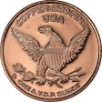 (image for) Don't Tread On Me (Liberty or Death) 1 oz .999 Pure Copper Round