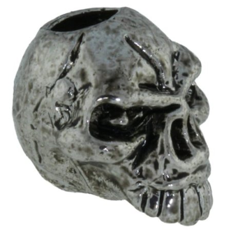 (image for) Emerson Skull Bead in Antique Rhodium Finish by Schmuckatelli Co.